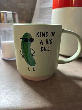 Hallmark Kind of a Big Dill' Green Ceramic Coffee Mug - Home Dining